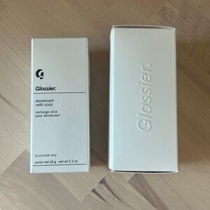 Glossier Deodorant Refillable Case and Glossier You Deodorant Refill Stick